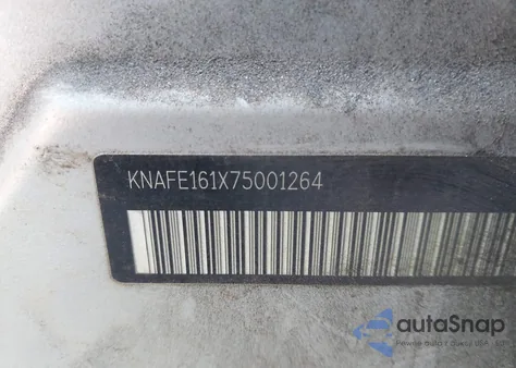 2007 Kia Spectra5 Sx from USA, damaged, VIN KNAFE161X75001264